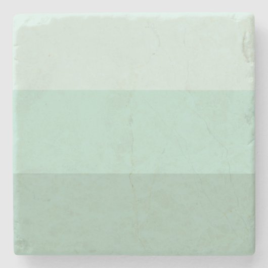 Green Ombre Striped Stenen Onderzetter (Voorkant)