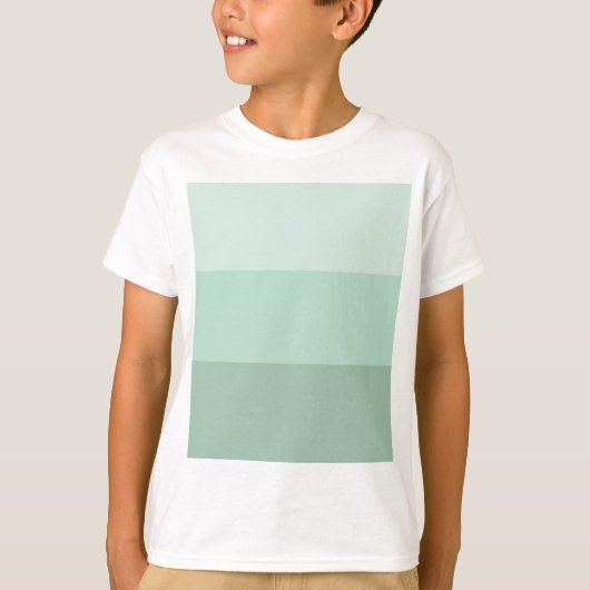 Green Ombre Striped T-shirt (Voorkant)