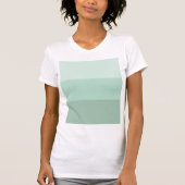 Green Ombre Striped T-shirt (Voorkant)