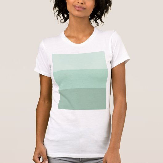 Green Ombre Striped T-shirt (Voorkant)