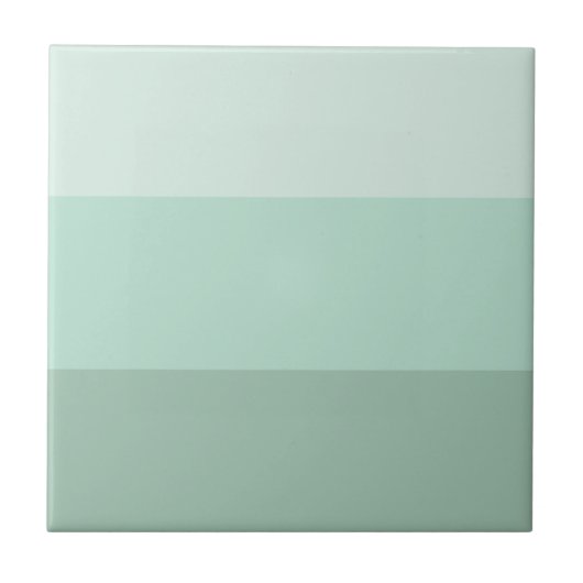 Green Ombre Striped Tegeltje (Voorkant)