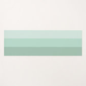 Green Ombre Striped Yoga Mat (Voorkant (horizontaal))