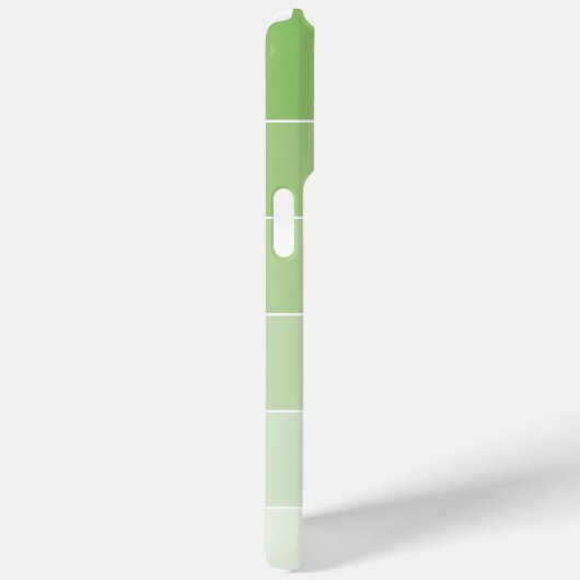Green Ombré Stripes Case-Mate iPhone Case (Achterkant / Rechts)