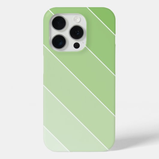 Green Ombré Stripes Case-Mate iPhone Case (Achterkant)