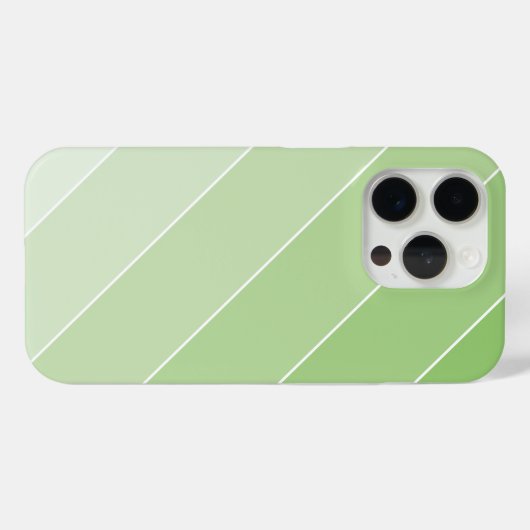 Green Ombré Stripes Case-Mate iPhone Case (Achterkant (horizontaal))