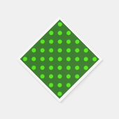 Green On Dark Green Polka Dots Pattern Design  Servet (Hoek)