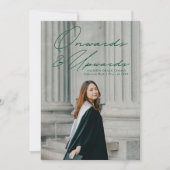 Green On-wards en Upwards 2 Foto-Afstuderen Aankondiging (Voorkant)