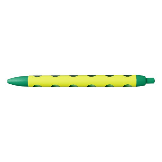 Green on Yellow Blauwe Inkt Pen (Voorkant)