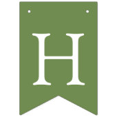 Green One Golden Year Retriever Birthday Vlaggetjes (Tweede vlag)