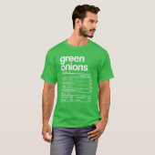 Green Onions Nutrition Feit Funny Thanksgiving Chr T-shirt (Voorkant volledig)