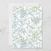 Green Ons avontuur begint Foto sparen de Datum Aankondiging (Achterkant)