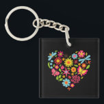 Green & Orange Modern Abstract Floral Sleutelhanger<br><div class="desc">Green & Orange Modern Abstract Floral is a stylish and eye-catching design featuring fresh green tones combined with vibrant orange floral elements. The modern abstract style creates a unique artistic look that feels both elegant and contemporary. Perfect for adding a touch of creativity and nature-inspired beauty to everyday products, home...</div>