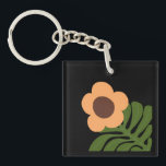 Green & Orange Modern Abstract Floral Sleutelhanger<br><div class="desc">Green & Orange Modern Abstract Floral is a stylish and eye-catching design featuring fresh green tones combined with vibrant orange floral elements. The modern abstract style creates a unique artistic look that feels both elegant and contemporary. Perfect for adding a touch of creativity and nature-inspired beauty to everyday products, home...</div>