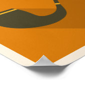 Green & Oranje Retro St. Patrick's Day Collage Poster (Hoek)