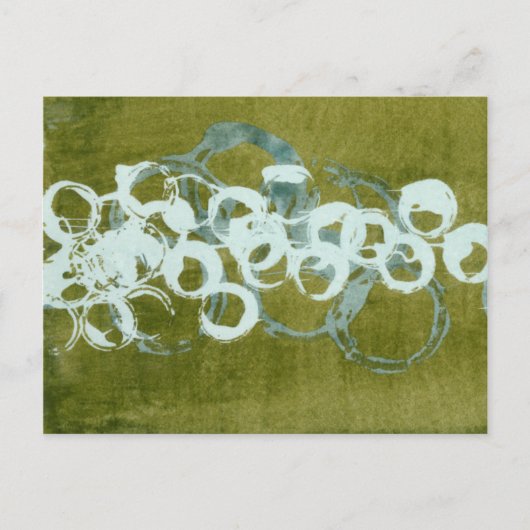 Green Orbs I Briefkaart (Voorkant)