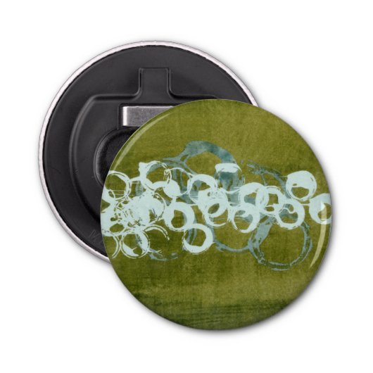 Green Orbs I Button Flesopener (Voorkant)