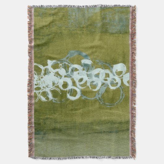 Green Orbs I Deken (Voorkant Verticaal)