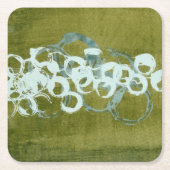 Green Orbs I Kartonnen Onderzetters (Voorkant)