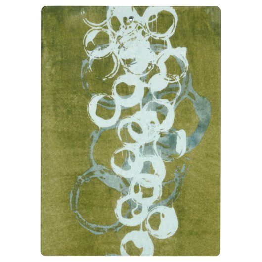 Green Orbs I Klembord (Achterkant)