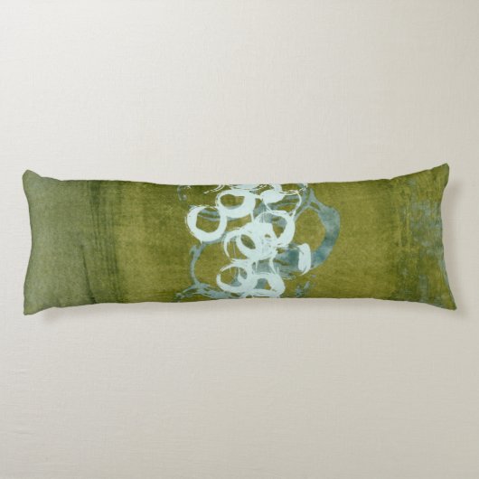 Green Orbs I Lichaamskussen (Achterkant)