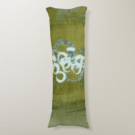 Green Orbs I Lichaamskussen (Voorkant Verticaal)