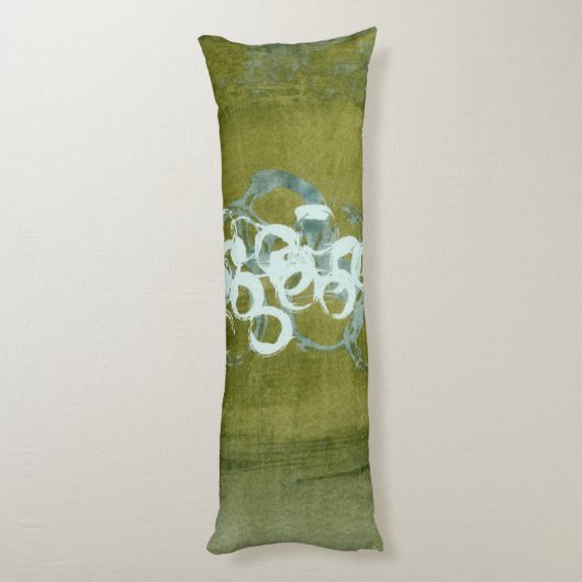 Green Orbs I Lichaamskussen (Achterkant (Verticaal))