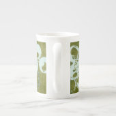 Green Orbs I Porselein Kop (Achterkant)