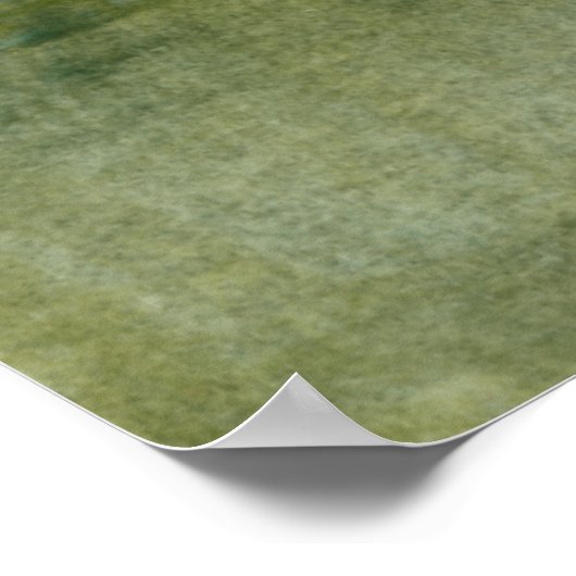 Green Orbs I Poster (Hoek)