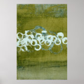 Green Orbs I Poster (Voorkant)