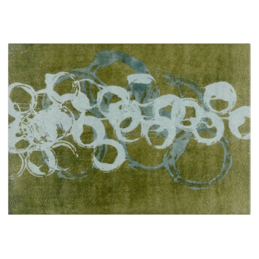 Green Orbs I Snijplank (Voorkant)