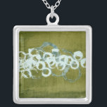 Green Orbs I Zilver Vergulden Ketting<br><div class="desc">ThuisDécor</div>