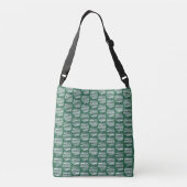 Green Orbs of Interference Crossbody Bag Crossbody Tas (Achterkant)