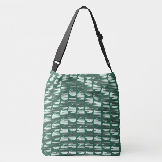 Green Orbs of Interference Crossbody Tas (Achterkant)