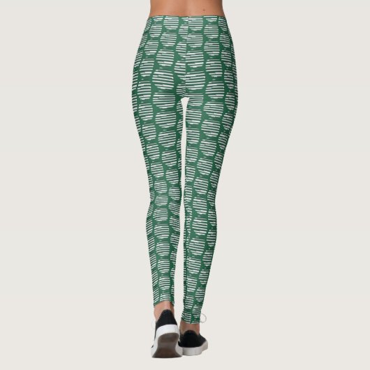 Green Orbs of Interference Leggings (Achterkant)