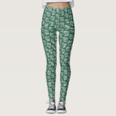 Green Orbs of Interference Leggings (Voorkant)