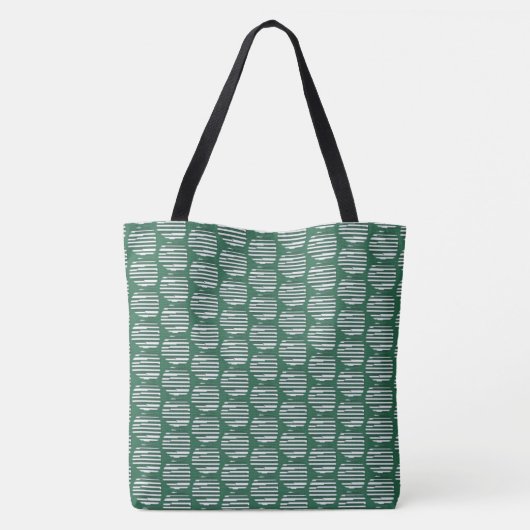 Green Orbs of Interference Tote Bag (Achterkant)