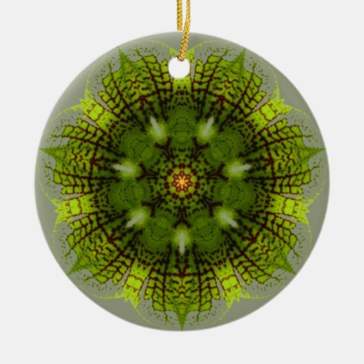Green Orchid Ornament (Voorkant)