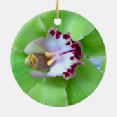 Green Orchid Ornament (Achterkant)