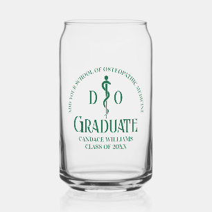 Green Osteopathic Medical School Afstuderen Blikvorm Glas