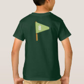 Green Outdoors Adventure Camping Verjaardagsfeest T-shirt (Achterkant)