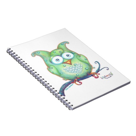 green owl notebook notitieboek (Rechterzijde)