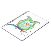 green owl notebook notitieboek (Linkerzijde)