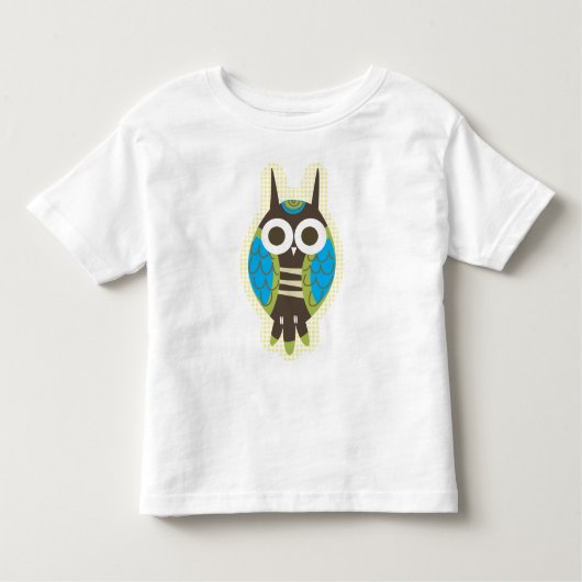 Green Owl Toddler's Shirt (Voorkant)