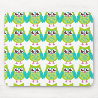 Green Owls Gift Muismat