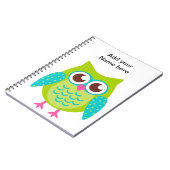 Green Owls Gift Notitieboek (Linkerzijde)