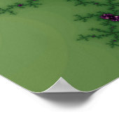 Green/Paars Julia Talisman (Afdruk) Poster (Hoek)