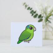 Green Pacific Parrotlet Briefkaart (Staand voorkant)