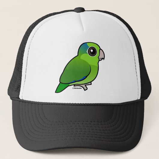 Green Pacific Parrotlet Trucker Pet (Voorkant)