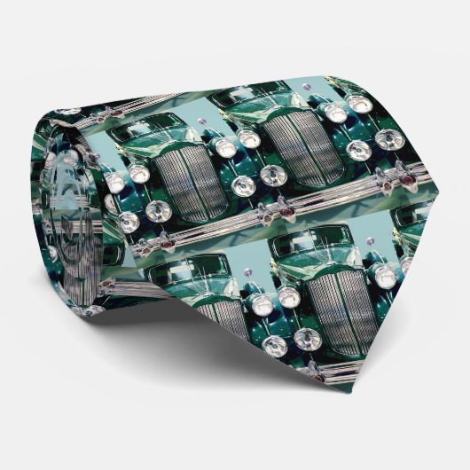 Green Packard Stropdas (Opgerold)