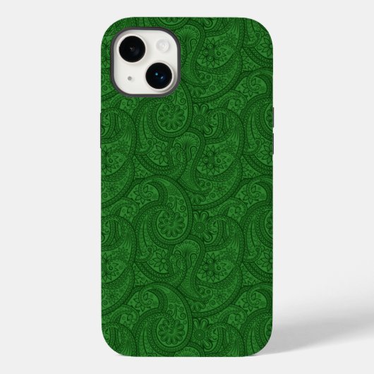 Green Paisley Case-Mate iPhone Case (Achterkant)